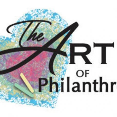 The Art of Philanthropy NPD logo with chalk heart