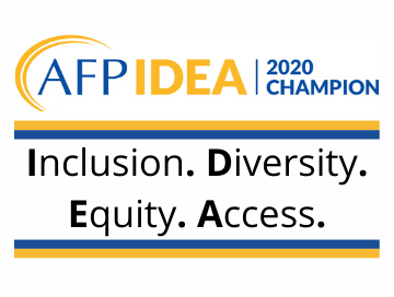 IDEA Champion logo with "Inclusion. Diversity. Equity. Access." beneath it. 
