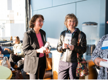 AFP members, Karen Samuelson and Ann Derse