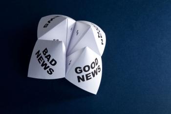 "BAD NEWS" "GOOD NEWS" on paper fortune teller
