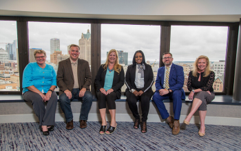 AFP 2018 leaders posing for MKE Lifestyle magazine article