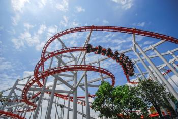 Image of people on a rollercoaster