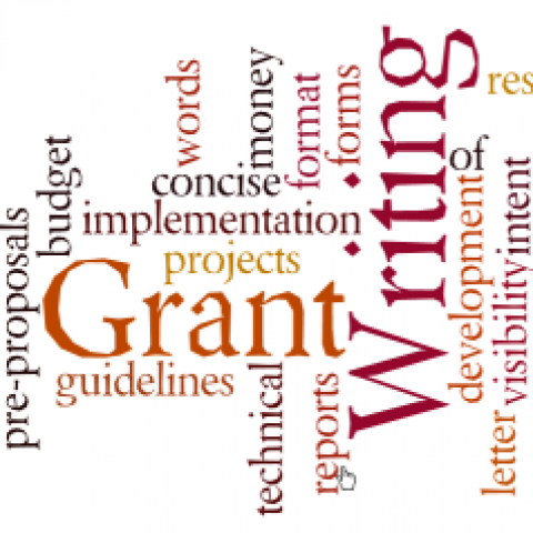 Word art "Grant Writing"