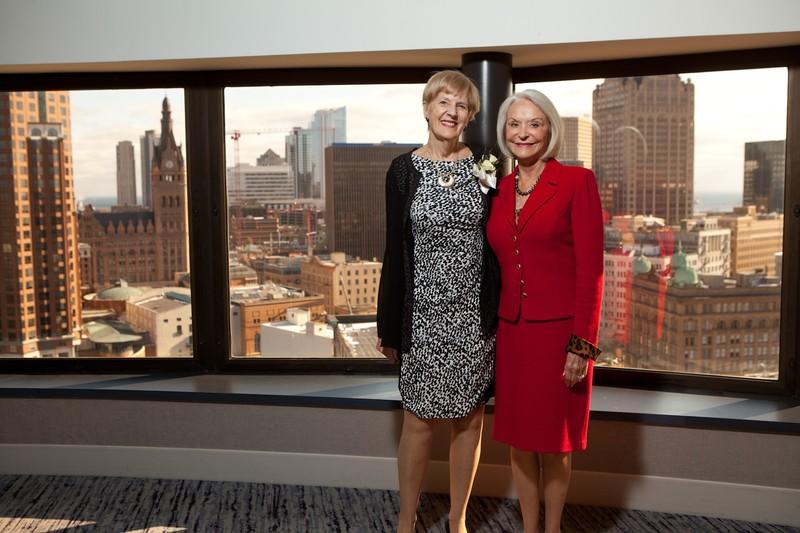 Doris Heiser and Paulette Maehara, Retired President & CEO of AFP International