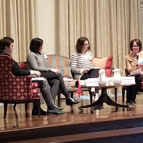 January 2020 panelists on stage