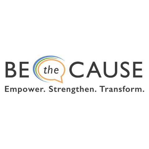 BEtheCAUSE logo "Empower. Strengthen. Transform"