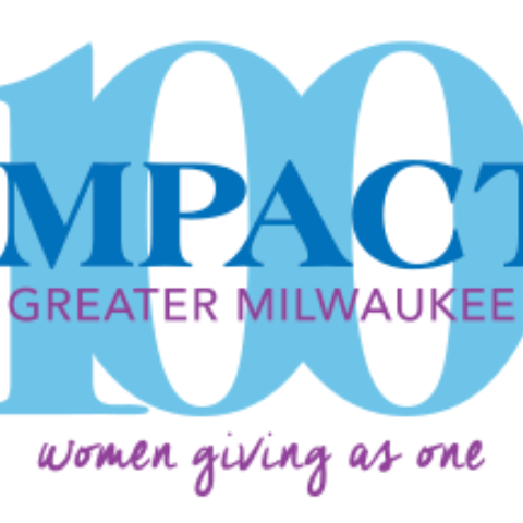 "Impact 100 Greater Milwaukee" "women giving as one" Logo