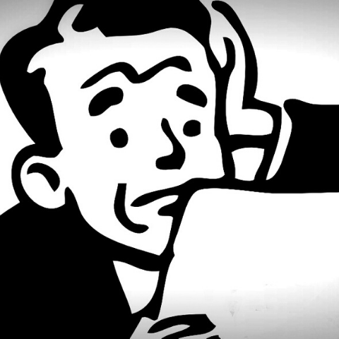 cartoon image of man looking distressed looking at a piece of paper