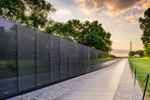 Vietnam Veterans Memorial, Washington DC, War Memorial, USA, Washington Monument - Washington DC